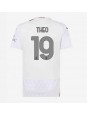 Billige AC Milan Theo Hernandez #19 Bortedrakt Dame 2023-24 Kortermet
